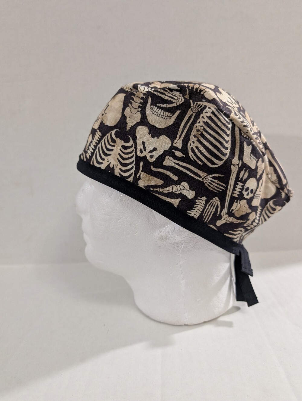 Bones, Skull Cap, Scrub Cap, Chemo Hat